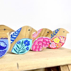 Painted Wooden Decor